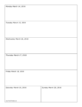 03/14/2016 Weekly Calendar-portrait Calendar