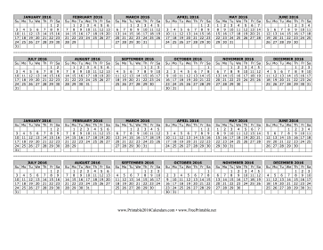 2016 Computer Monitor Calendar Calendar