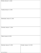 01/04/2016 Weekly Calendar-portrait calendar