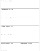 01/18/2016 Weekly Calendar-portrait calendar