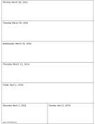 03/28/2016 Weekly Calendar-portrait calendar