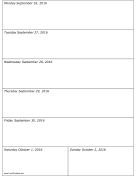 09/26/2016 Weekly Calendar-portrait calendar