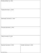 10/31/2016 Weekly Calendar-portrait calendar